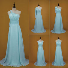 Multi Ways Convertible Chiffon Bridesmaid Dresses-CHRIS - RongMoon