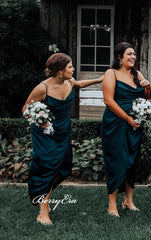 Spaghetti Straps Bridesmaid Dresses, Cheap Simple Bridesmaid Dresses - RongMoon