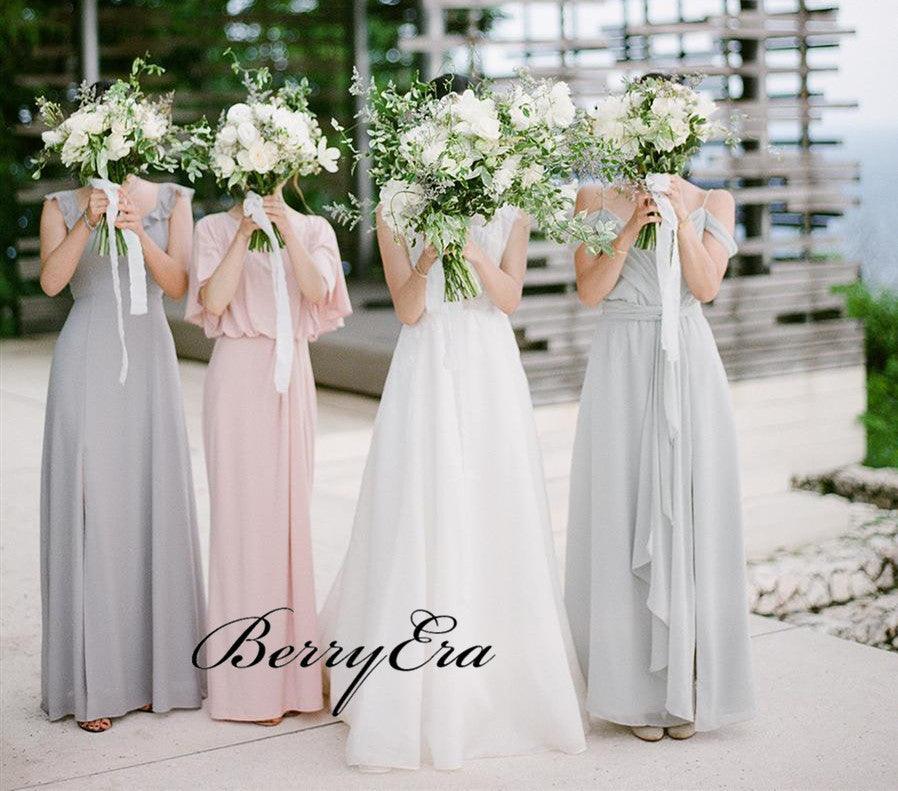 Mismatched Wedding Bridesmaid Dresses, Popular A-line Bridesmaid Dresses - RongMoon