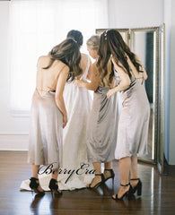 Sexy Straps Bridesmaid Dresses, Simple Cheap Bridesmaid Dresses - RongMoon