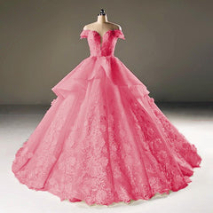 Vintage Lace Cap Sleeves Tulle Scoop Neck Wedding Dresses Ball Gowns 2018