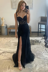 Purple Trumpet Mermaid Lace Up Lace Prom Dress