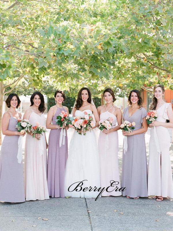 New Arrival Chiffon Wedding Bridesmaid Dresses, Mismatched Bridesmaid Dresses - RongMoon