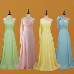 Multi Ways Convertible Chiffon Bridesmaid Dresses-CHRIS - RongMoon