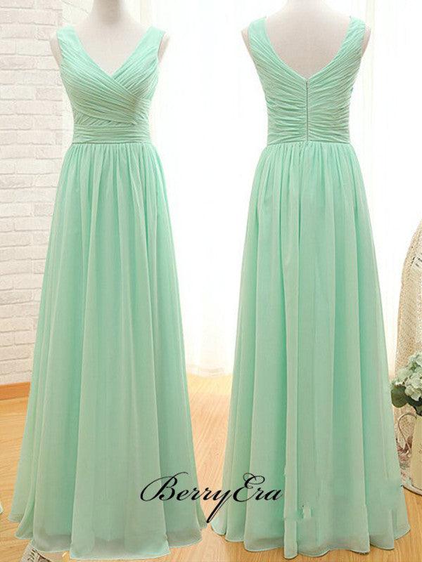 High Fashion A-line Bridesmaid Dresses, Chiffon Bridesmaid Dresses - RongMoon