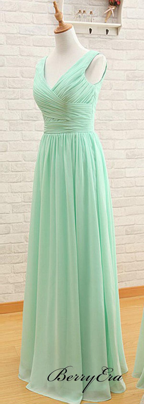 High Fashion A-line Bridesmaid Dresses, Chiffon Bridesmaid Dresses - RongMoon