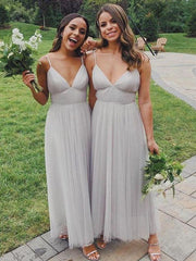 Simple Cheap Bridesmaid Dresses, Long Bridesmaid Dresses, 2020 Bridesmaid Dresses - RongMoon