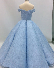 Ball Gown Lace Off The Shoulder Dresses