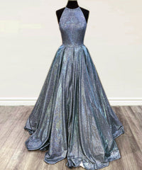 Ball Gown Sparkly Dresses Halter