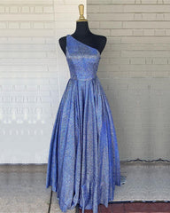 Ball Gown One Shoulder Sparkly Dresses