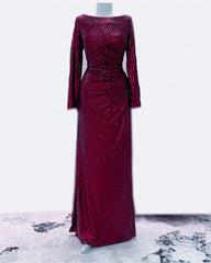 Mermaid Long Sleeve  Sequin Dresses