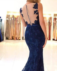 Black Robe De Soiree Mermaid V-neck Appliques Lace Beaded See Through Sexy Long Prom Dresses Prom Gown Evening Dresses - RongMoon