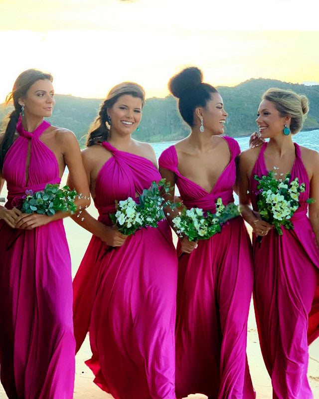Fuchsia Convertible Dresses