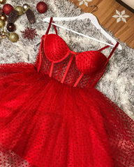 Short Corset Ruffles Mini Dress