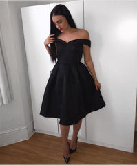 Short V Neck Off The Shoulder Bridesmaid Dresses Knee-length Cocktail Dresses