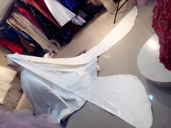 Vintage 1950s Style Satin Ball Gowns Wedding Dresses Halter Top