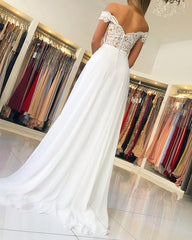 Elegant Lace Appliques Sweetheart Off The Shoulder Tulle Bridesmaid Dresses
