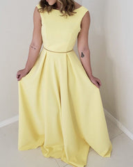Sexy A Line Backless Bridesmaid Dresses Long