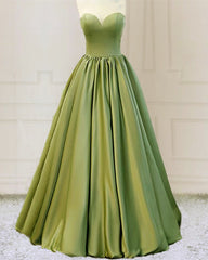 Ball Gown Sweetheart Satin Dresses