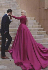 Detachable Muslim Evening Dresses Sheath Long Sleeves Lace Beaded Islamic Dubai Saudi Arabic Long Formal Evening Gown - RongMoon