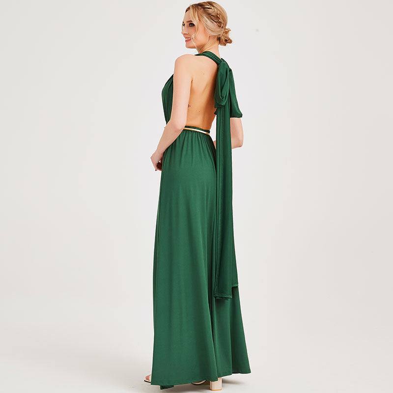 Green Infinity Convertible Beach Wedding Bridesmaid Dresses - RongMoon