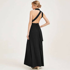 Black Infinity Convertible Beach Wedding Bridesmaid Dresses - RongMoon