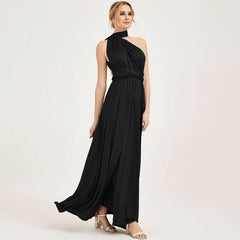 Black Infinity Convertible Beach Wedding Bridesmaid Dresses - RongMoon