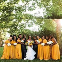 Ready to Ship Mustard Yellow Infinity Gown - RongMoon
