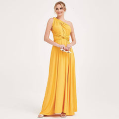 Ready to Ship Mustard Yellow Infinity Gown - RongMoon