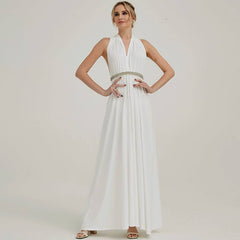 Off White Endless Ways Convertible Beach Wedding Bridesmaid Dresses - RongMoon