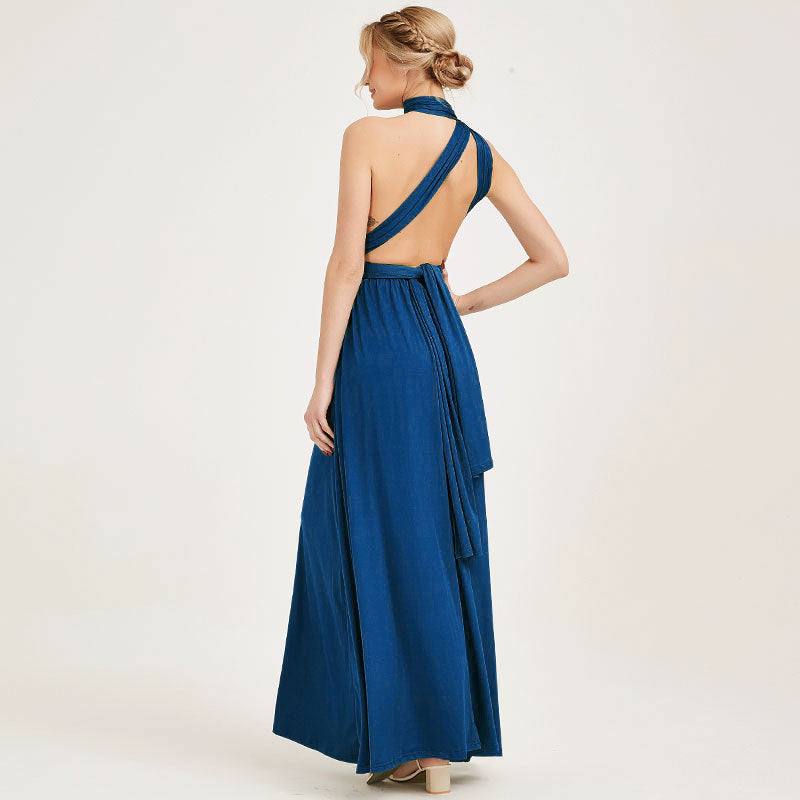 Prussion Endless Way Convertible Maxi Dress Bridesmaid Dresses - RongMoon