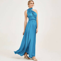 Pre-Order Blue Tropical Bridesmaid Dresses - RongMoon