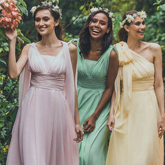 Multi Ways Convertible Chiffon Bridesmaid Dresses-CHRIS - RongMoon