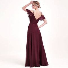 Burgundy CONVERTIBLE Bridesmaid Dress-ZOLA - RongMoon