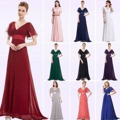 Custom-Made Lilac Ruffle Pleated Bridesmaid Dresses-Mei - RongMoon