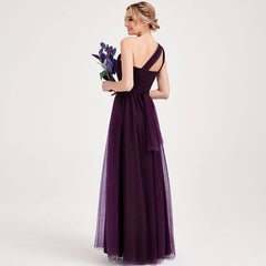 Mix Match Purple MULTI WAY Sweetheart Tulle Bridesmaid Dress-ALICE - RongMoon