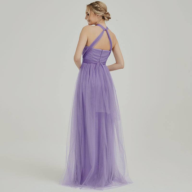Dusty Purple MULTI WAY Sweetheart Tulle Bridesmaid Dress-ALICE - RongMoon