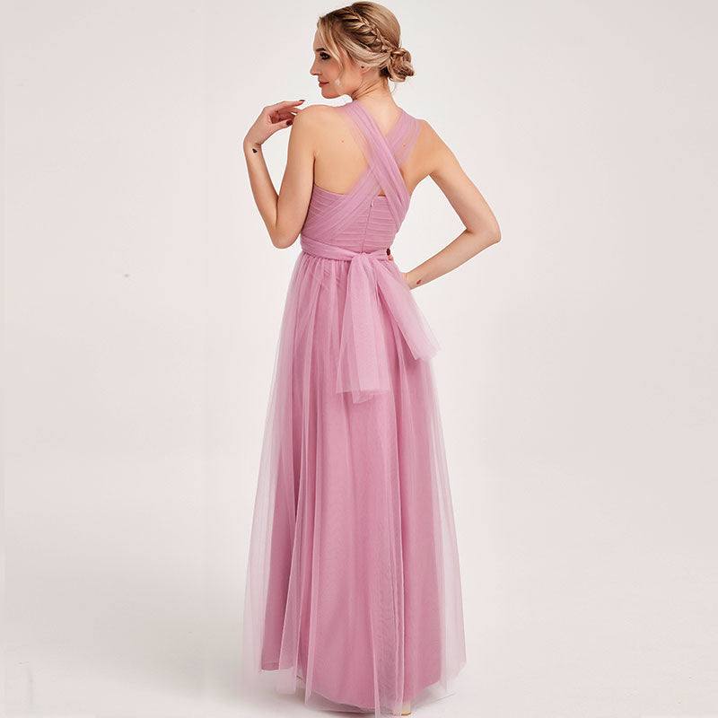 Dusty Rose MULTI WAY Sweetheart Tulle Bridesmaid Dress-ALICE - RongMoon