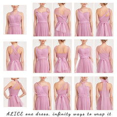 Dusty Rose MULTI WAY Sweetheart Tulle Bridesmaid Dress-ALICE - RongMoon