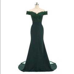 Golden Beaded Mermaid Bridesmaid Dresses Party Gowns - RongMoon