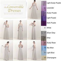 Custom-made Size/Color of Multi Way Convertible Bridesmaid Dresses-BELLA - RongMoon