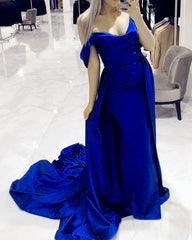 Mermaid Prom Dresses Satin Off The Shoulder