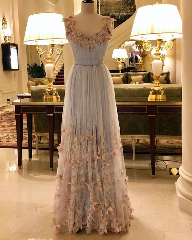 Fairy Butterlfy Lace Embroidery Tulle Dress