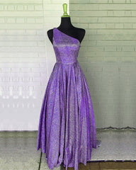 Ball Gown One Shoulder Sparkly Dresses