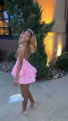 Sexy Short Homecoming Dresses 16th birthday outfit pink black girl hoco dress Cocktail Dress     cg24899