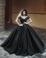 Quinceanera Dresses Satin Ball Gown Off Shoulder