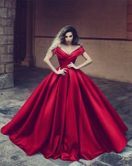 Quinceanera Dresses Satin Ball Gown Off Shoulder
