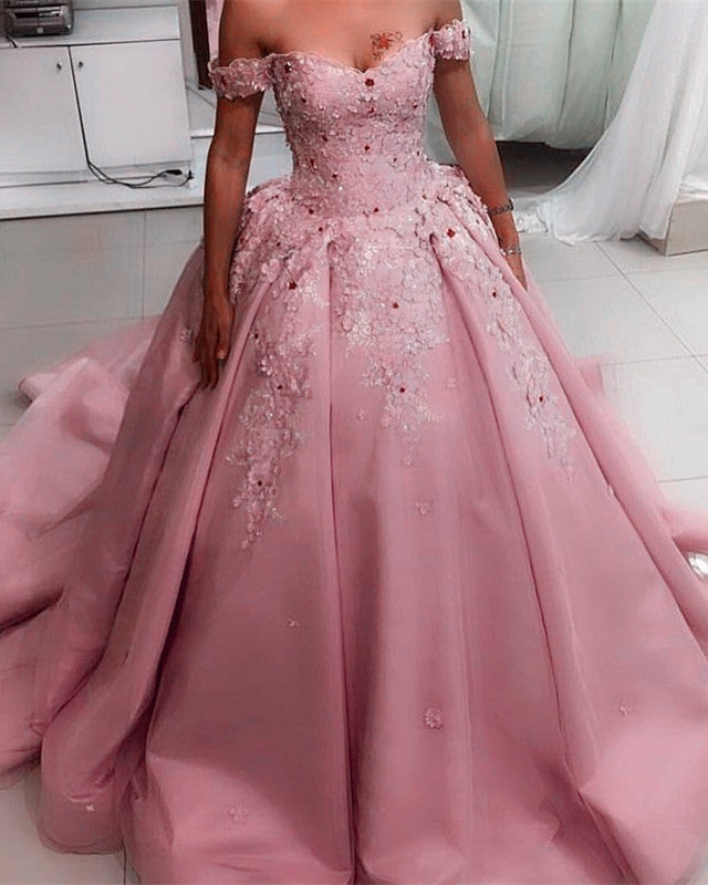 Organza And Tulle Quinceanera Dresses Off Shoulder