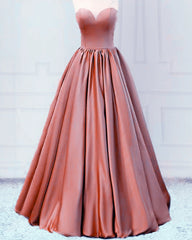 Ball Gown Sweetheart Satin Dresses