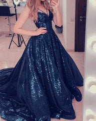 Sequin Prom Dresses Ball Gown Cross Criss Neck